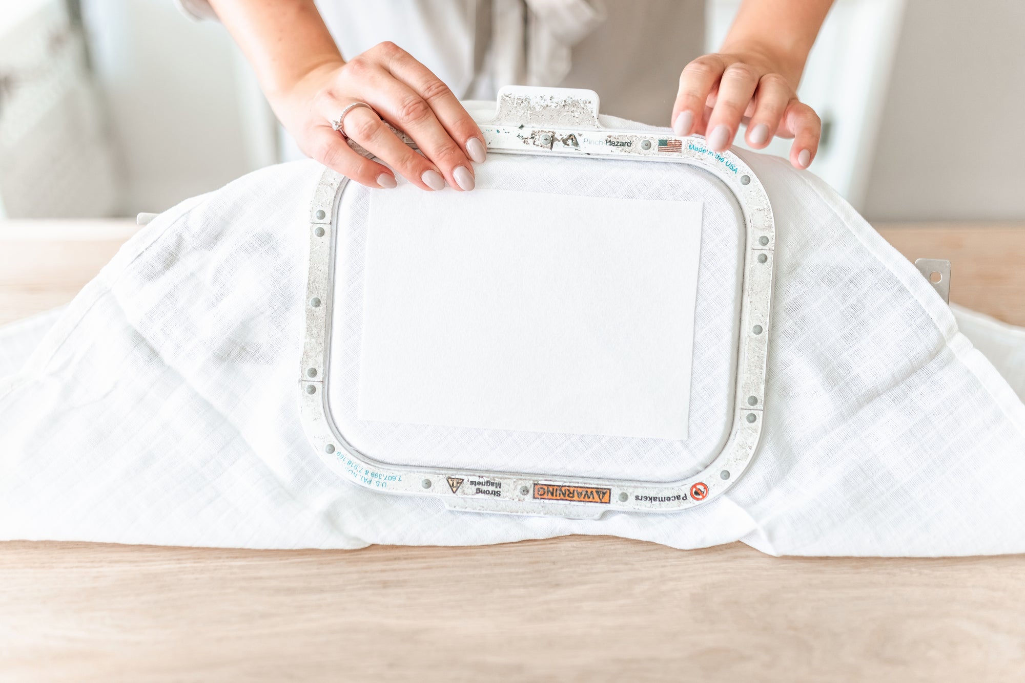 Stap 3 in het borduurproces