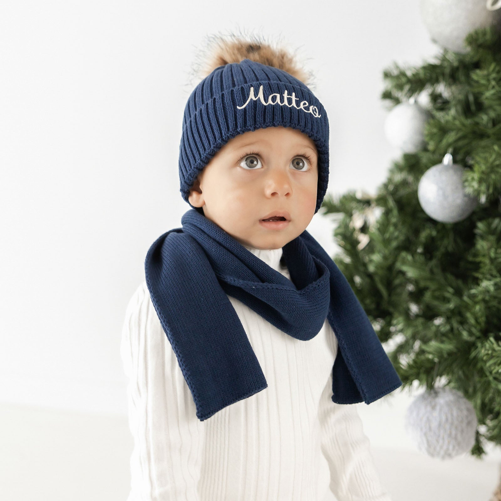 Muts Ellis – Gebreide wintermuts met naam | Little Steps