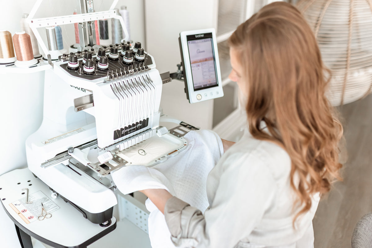 Stap 4 in het borduurproces