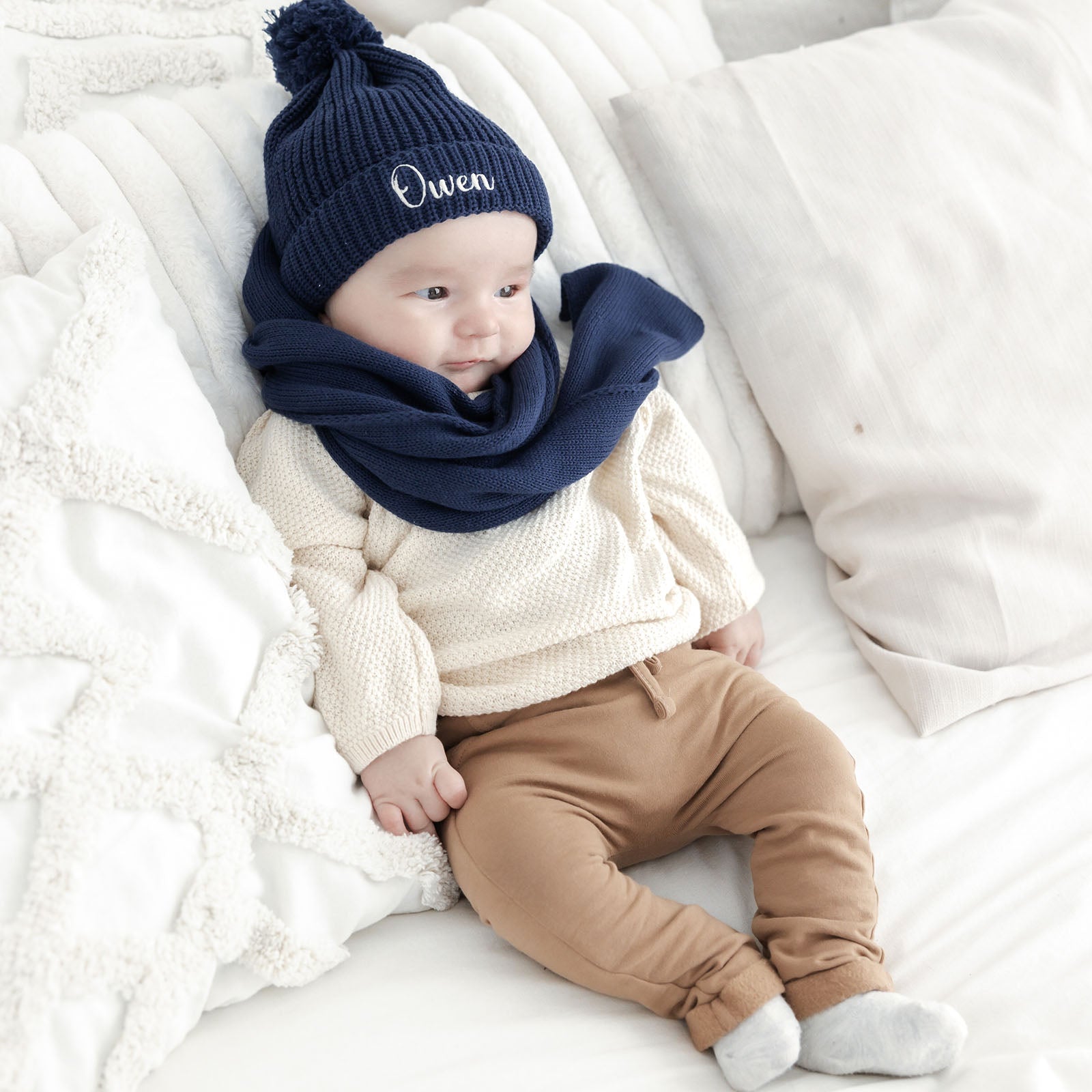 gepersonaliseerde baby muts met naam – Little Steps