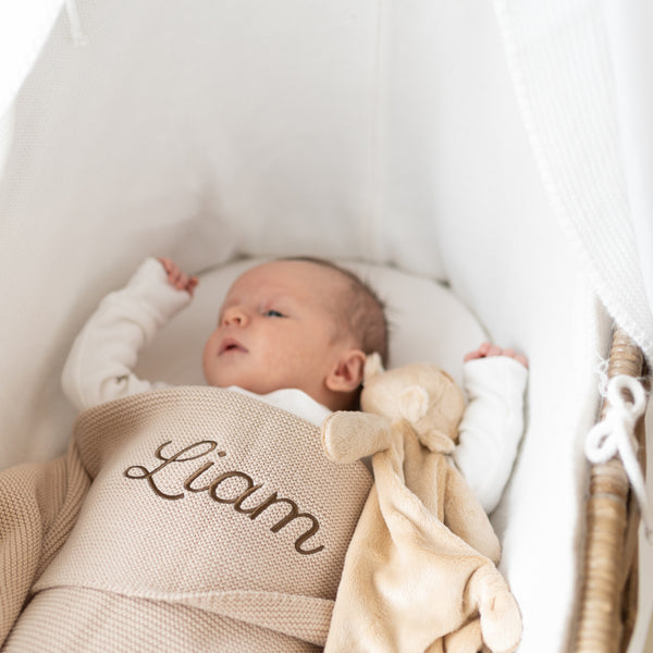 Gebreid babydeken Emile