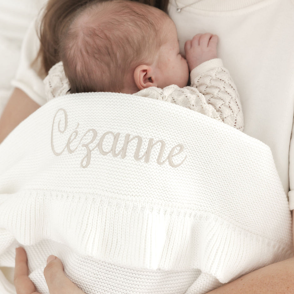 Deken Julien met ruffle-rand – Little Steps