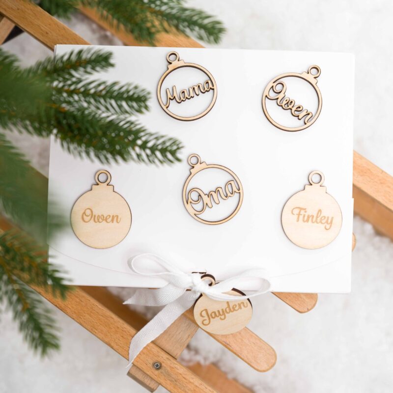 Gepersonaliseerde cadeautags