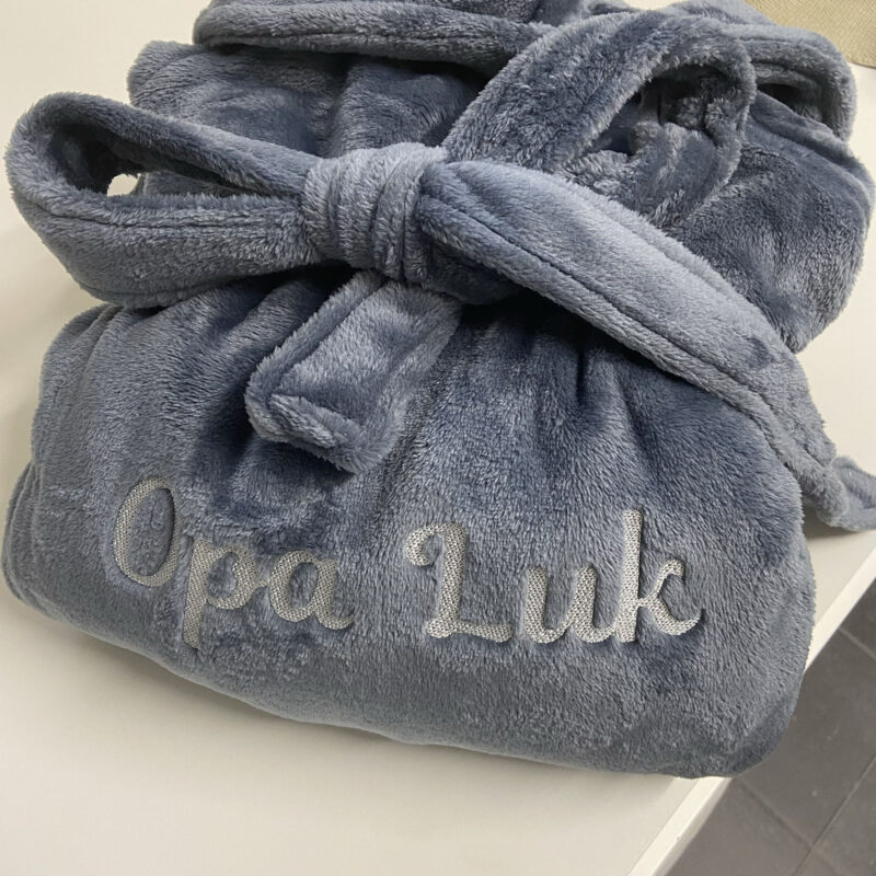 badjas Luxe gepersonaliseerd